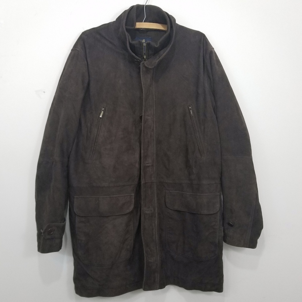 Brooks Brothers Suede Field Leather Jacket Medium